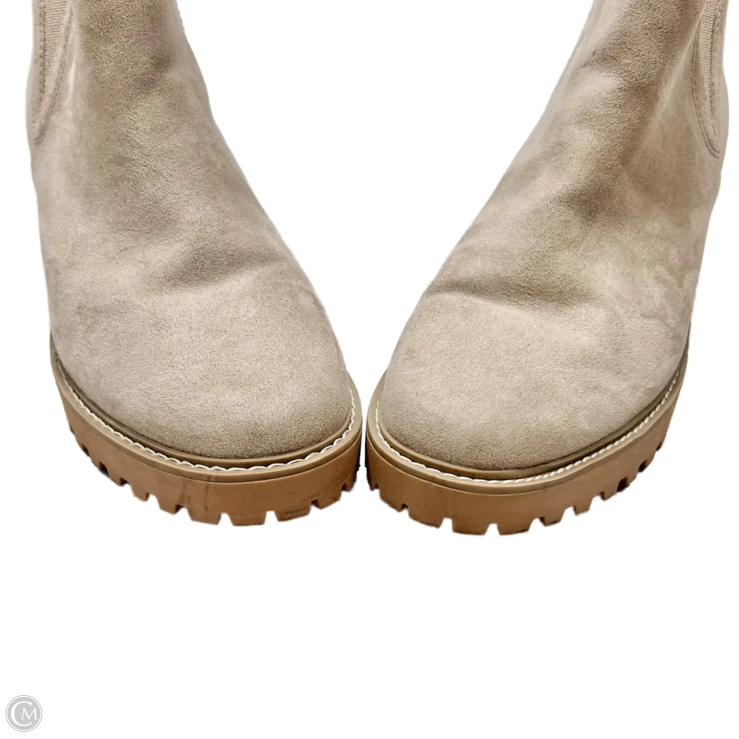 Boots Ankle Heels By Universal Thread In Grey, Size: 9