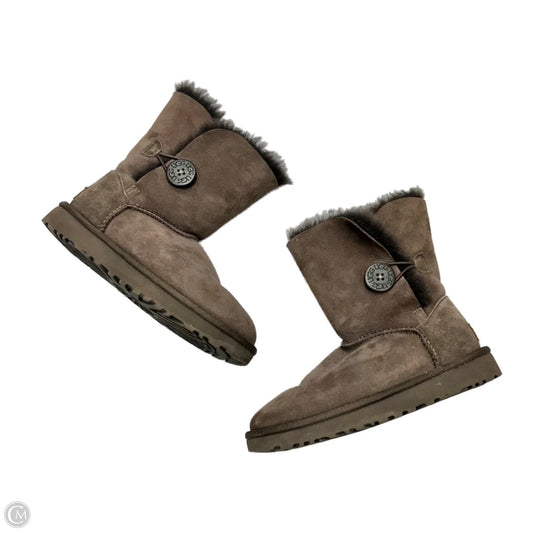 Boots Designer By Ugg In Brown, Size: 5