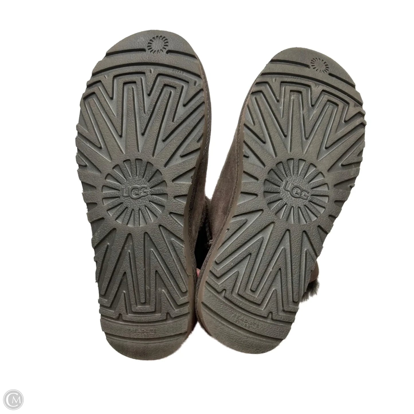 Boots Designer By Ugg In Brown, Size: 5
