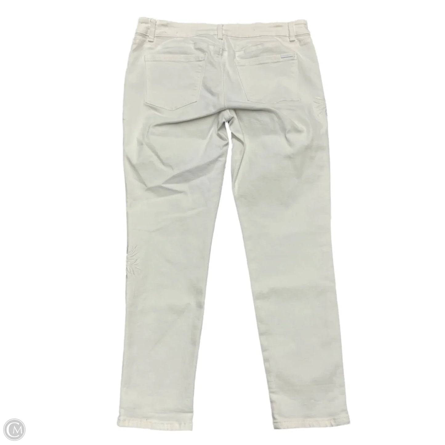Jeans Skinny By White House Black Market In White, Size: 10