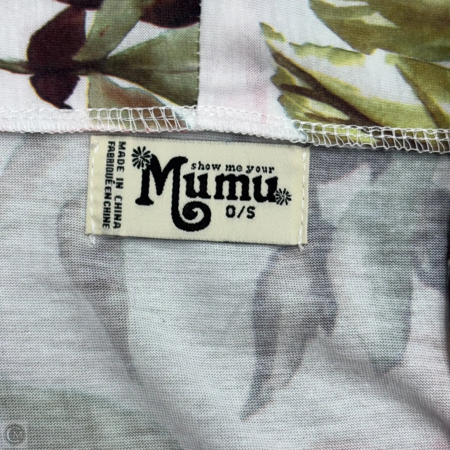 Robe By Show Me Your Mumu In Green & Pink, Size: Osfm