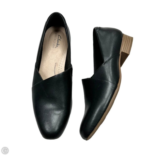 Shoes Heels Block By Clarks In Black, Size: 9.5
