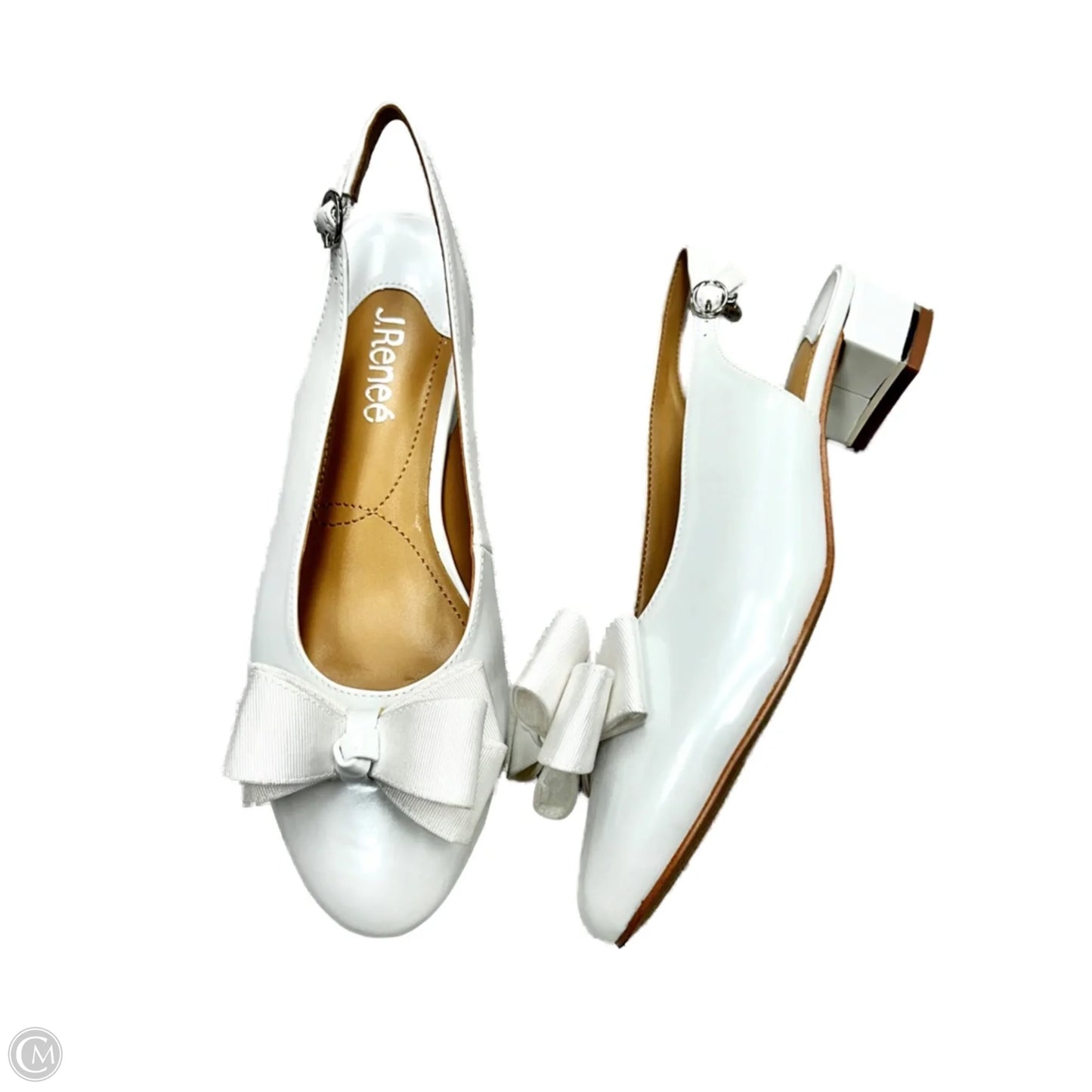 Shoes Heels Kitten By J Renee In White, Size: 9