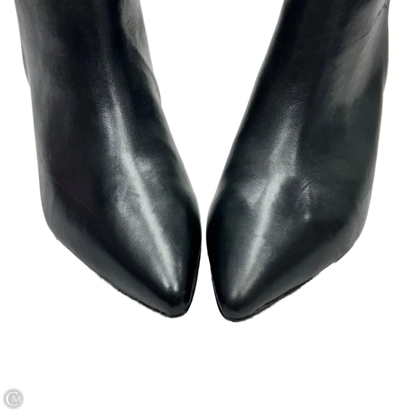 Boots Knee Heels By Clarks In Black, Size: 9