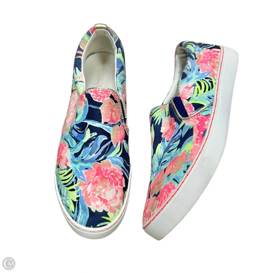 Shoes Designer By Lilly Pulitzer In Multi-colored, Size: 9