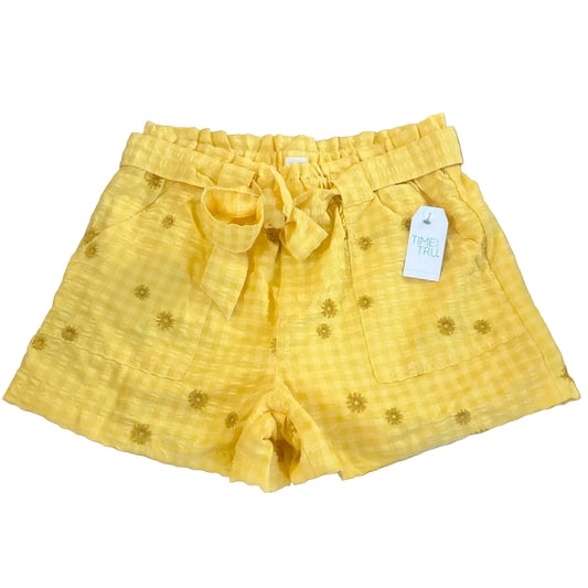 Shorts By Time And Tru In Yellow, Size: M