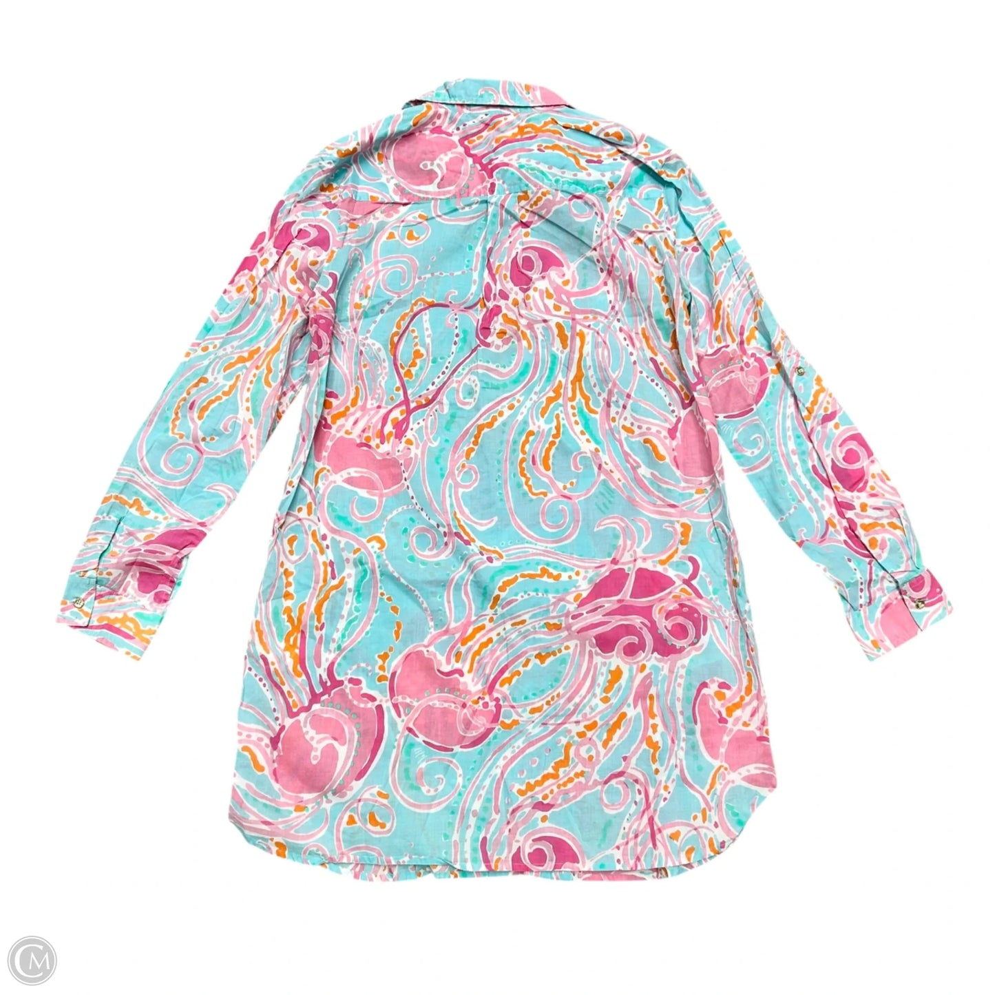 Dress Designer By Lilly Pulitzer In Blue & Pink, Size: Xs