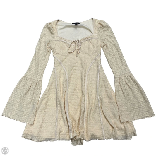 Dress Party Short By Forever 21 In Ivory, Size: M