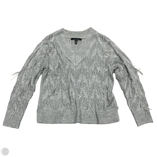 Sweater By White House Black Market In Silver, Size: S