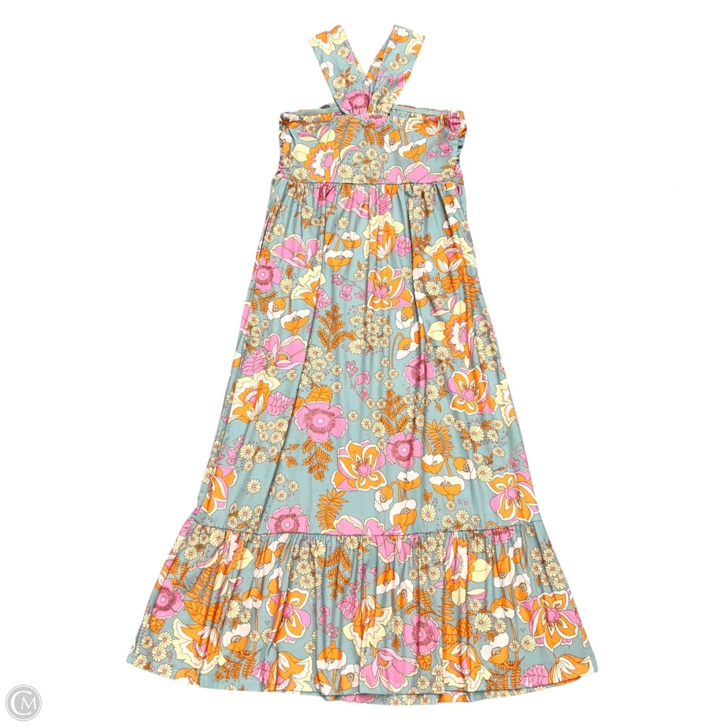 Dress Party Long By Grace Karin In Orange & Pink, Size: S