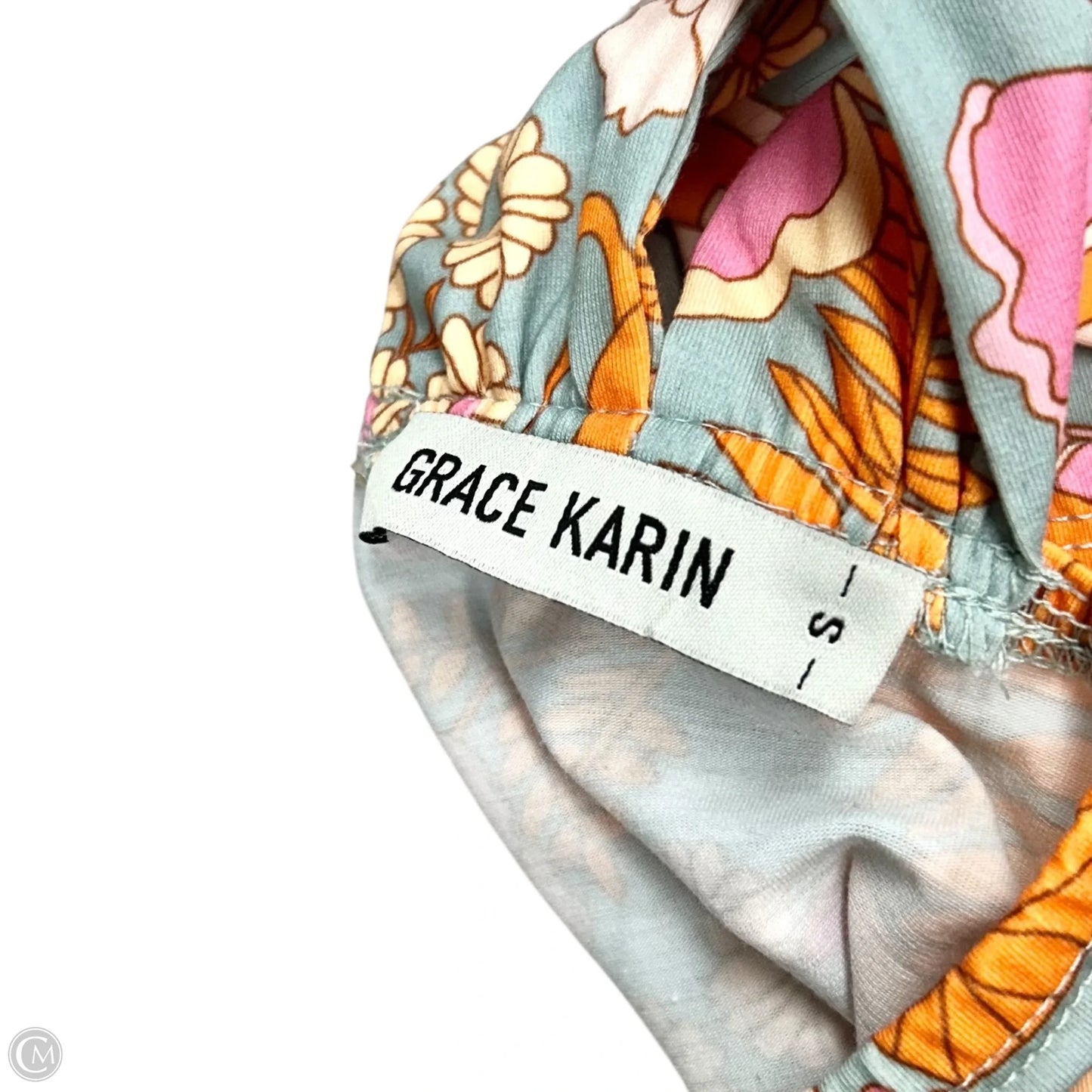 Dress Party Long By Grace Karin In Orange & Pink, Size: S
