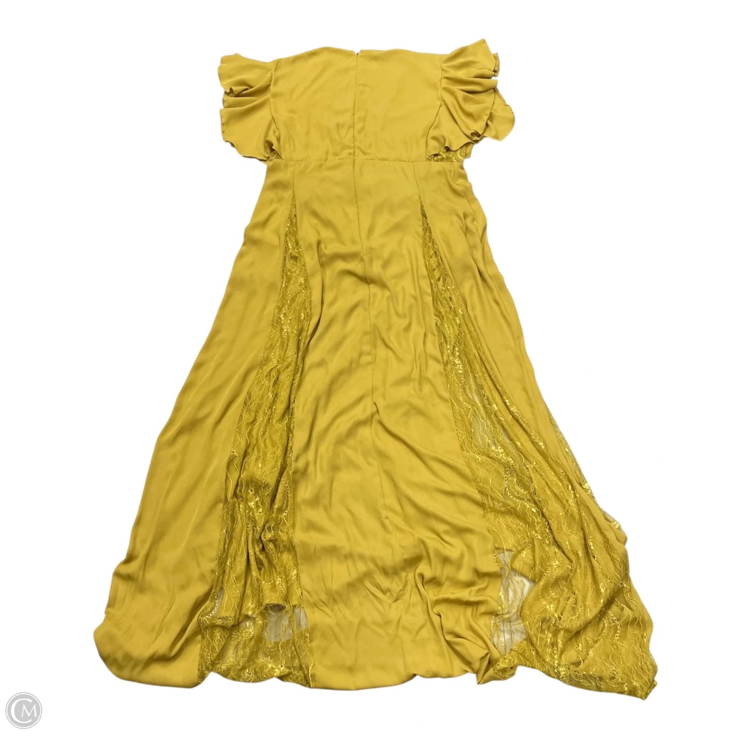 Dress Party Long By Asos In Yellow, Size: 1x