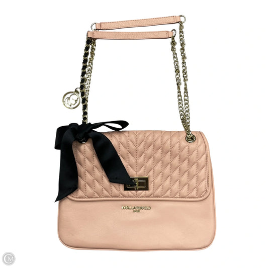 Handbag Designer By Karl Lagerfeld, Size: Medium