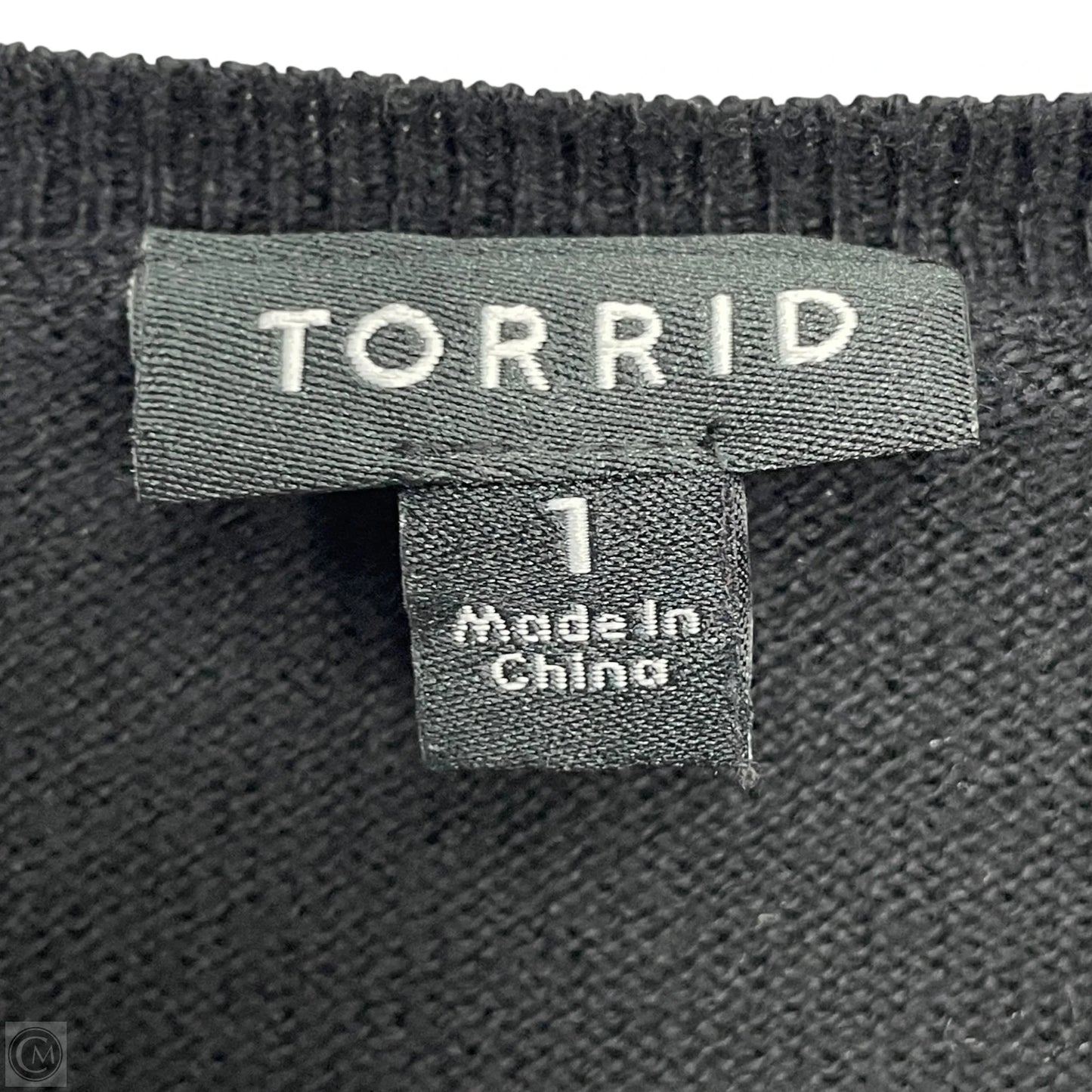 Sweater By Torrid In Black, Size: 1x