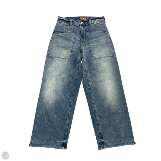 Jeans Wide Leg By Lucky Brand In Blue Denim, Size: 2
