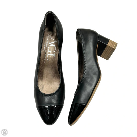 Shoes Heels Block By Agl In Black, Size: 8.5