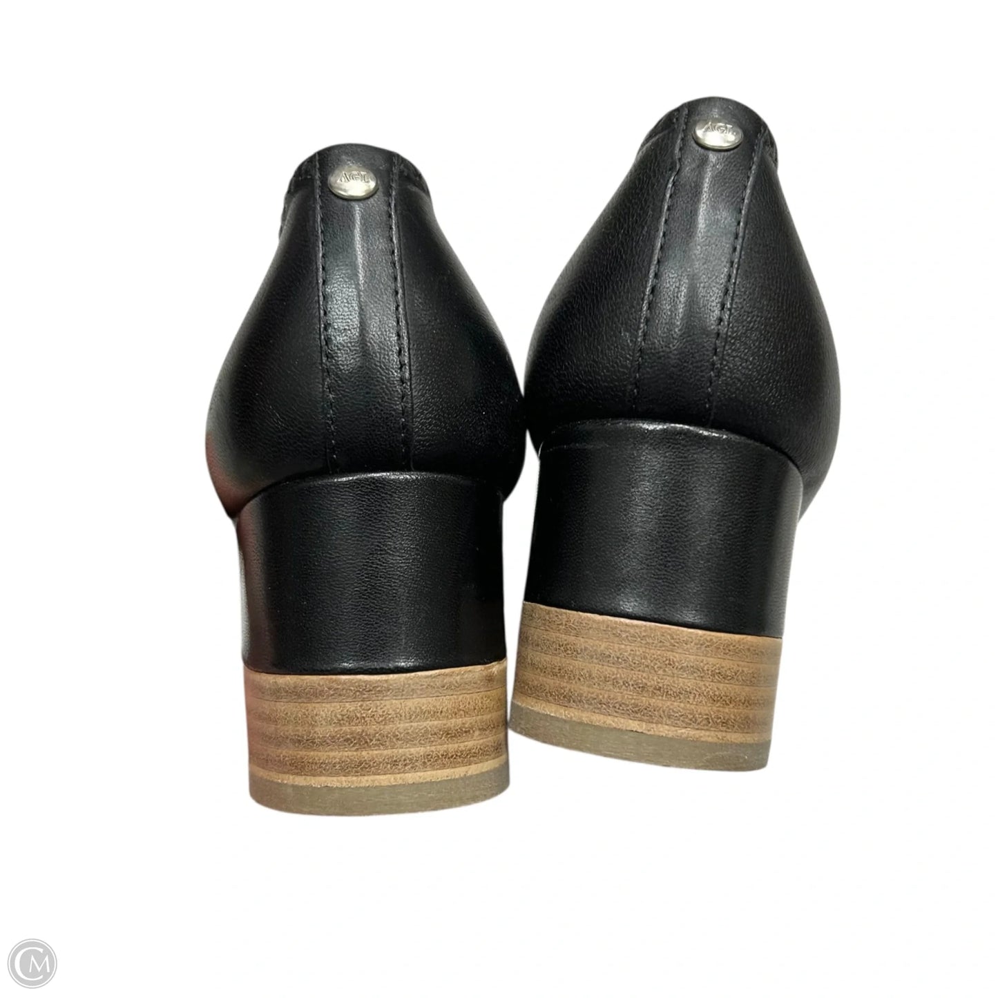 Shoes Heels Block By Agl In Black, Size: 8.5