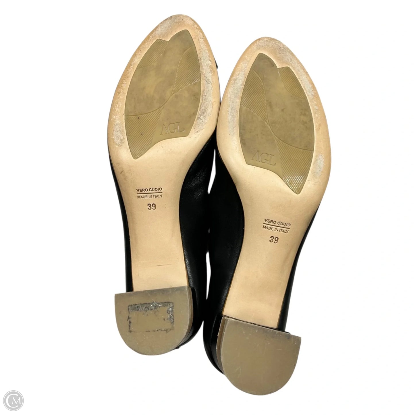 Shoes Heels Block By Agl In Black, Size: 8.5