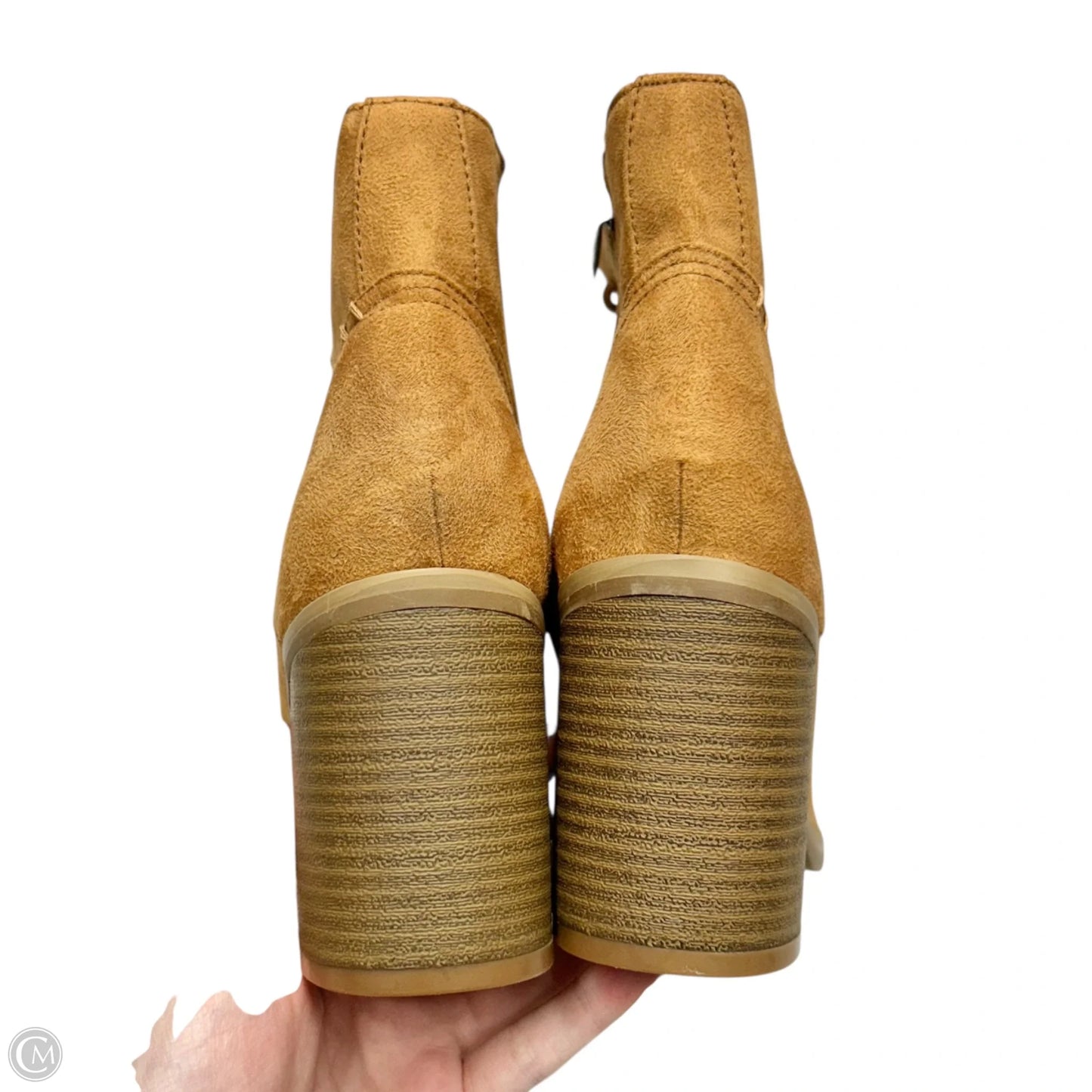 Boots Ankle Heels By Indigo Rd In Tan, Size: 6