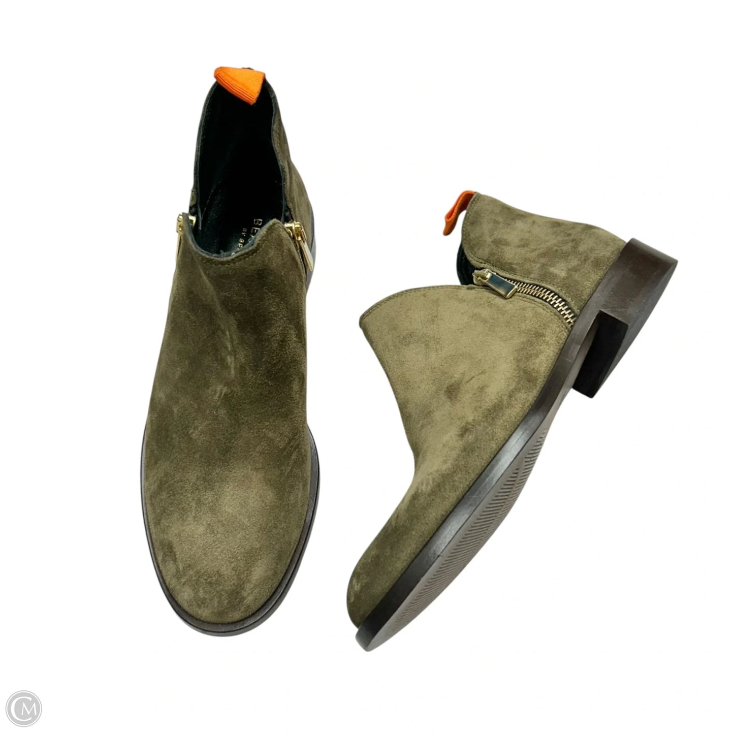 Boots Ankle Flats By Beautiisoles Robyn Shreiber In Green, Size: 6.5