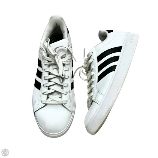 Shoes Sneakers By Adidas In Black & White, Size: 10