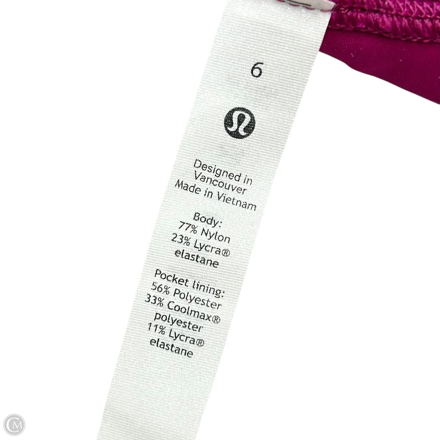 Athletic Leggings By Lululemon In Purple, Size: S