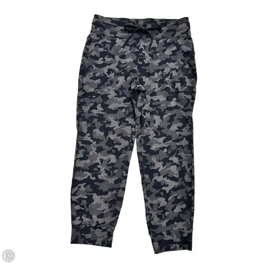 Athletic Pants By Lululemon In Black & Grey, Size: M
