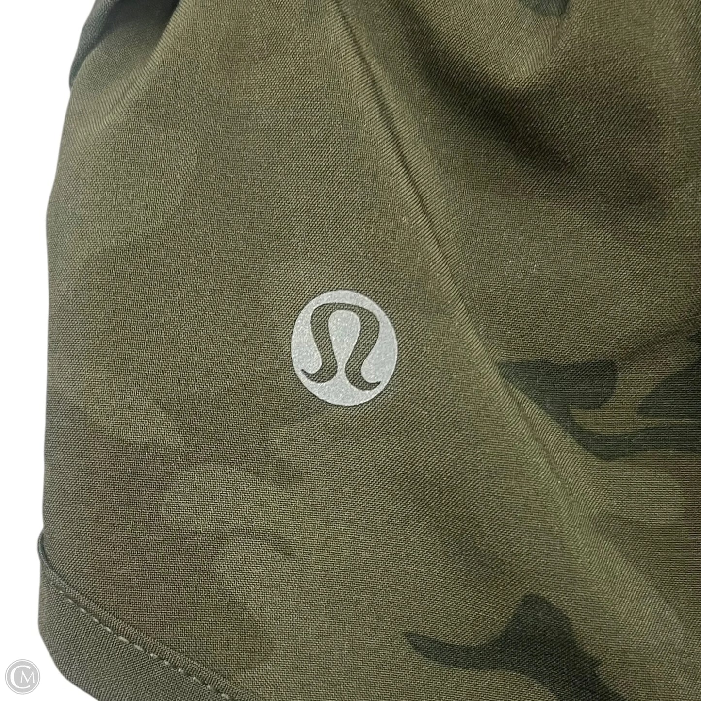 Athletic Shorts By Lululemon In Green, Size: M