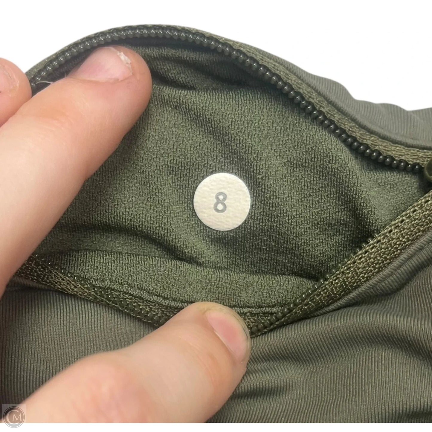 Athletic Shorts By Lululemon In Green, Size: M