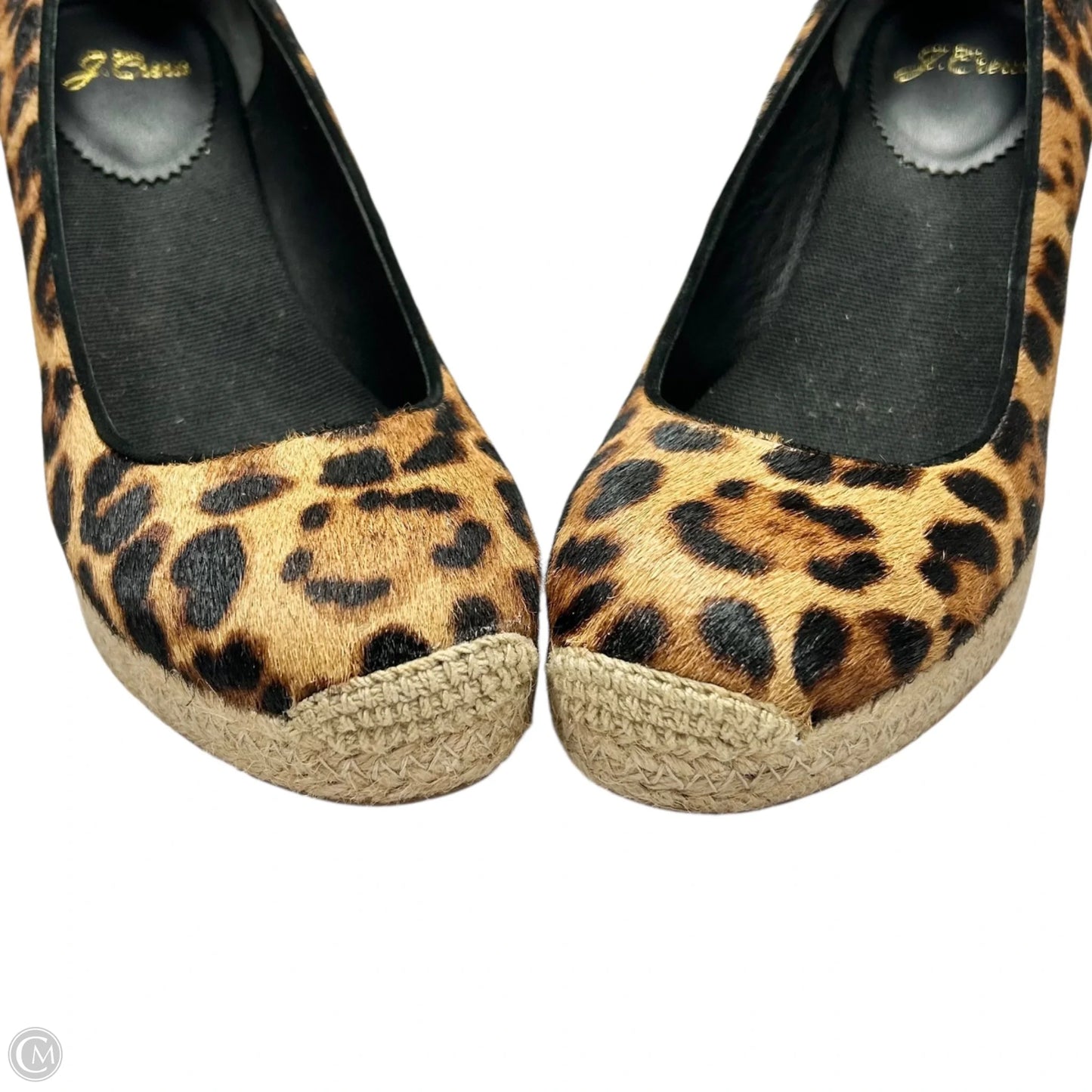 Shoes Heels Wedge By J. Crew In Animal Print, Size: 6.5