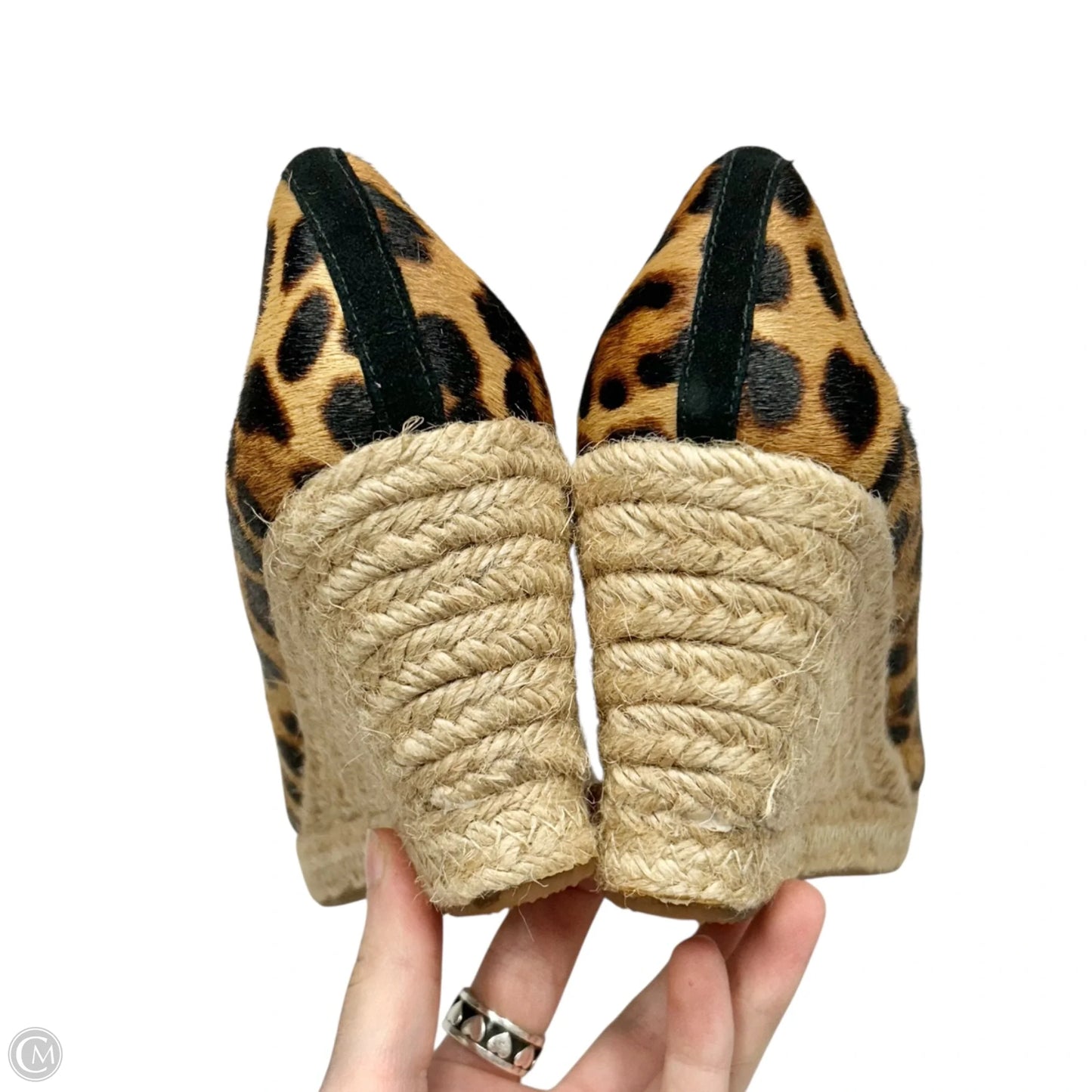 Shoes Heels Wedge By J. Crew In Animal Print, Size: 6.5