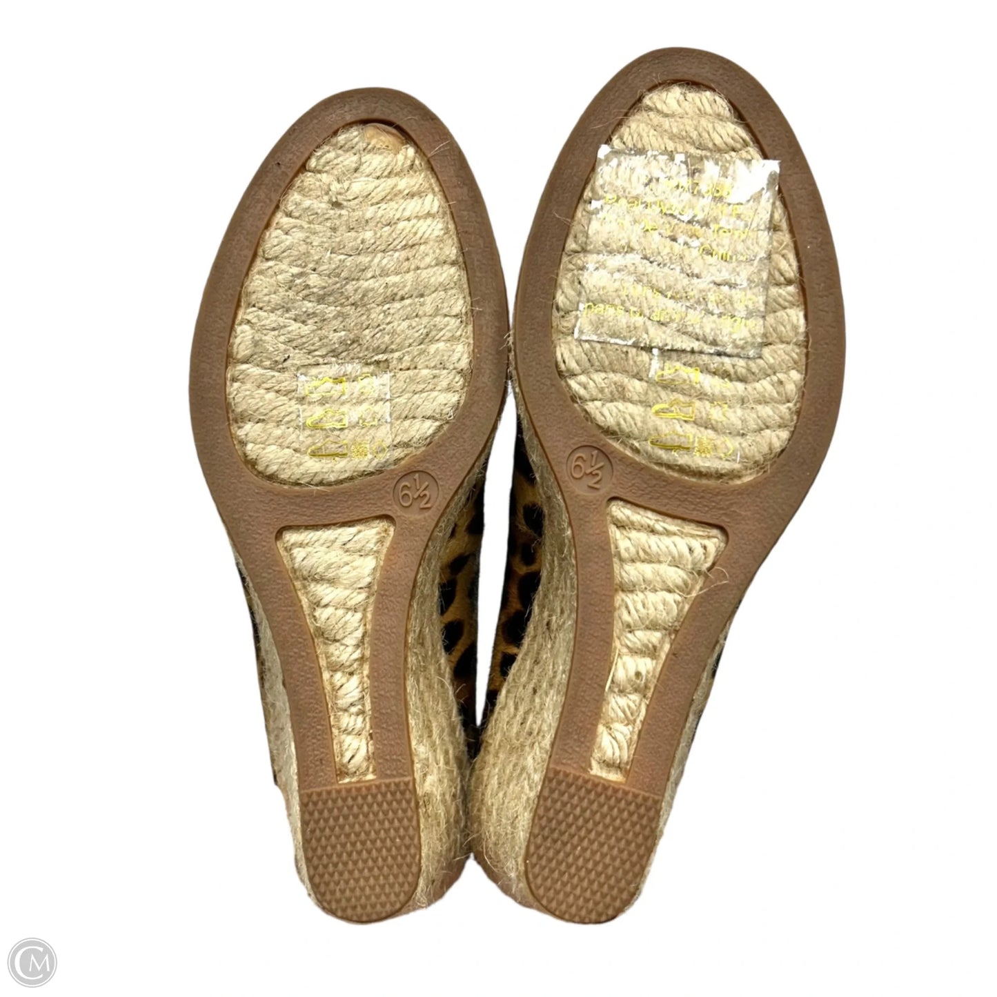 Shoes Heels Wedge By J. Crew In Animal Print, Size: 6.5
