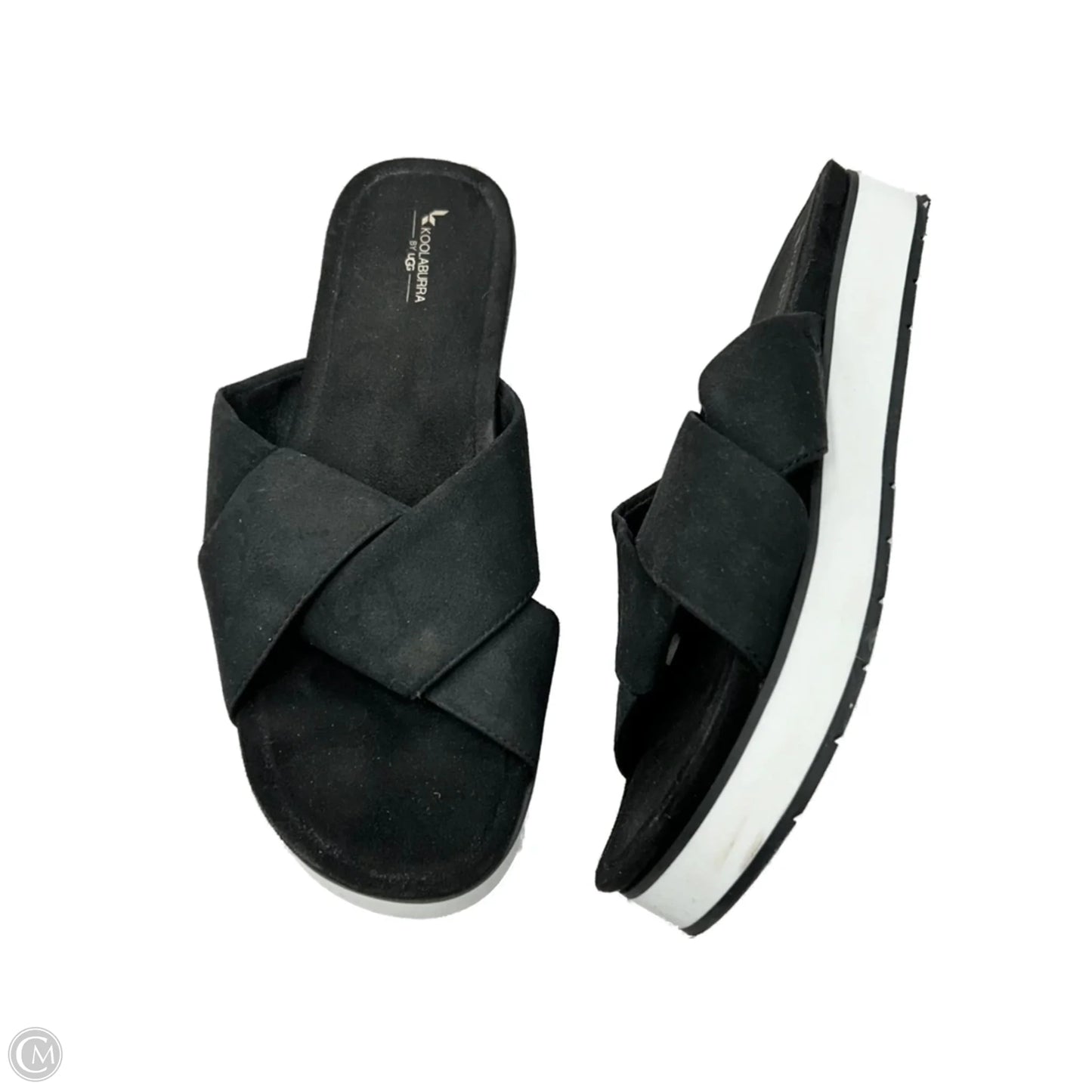 Sandals Flats By Koolaburra By Ugg In Black, Size: 11