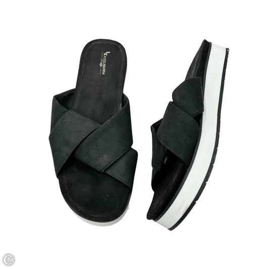 Sandals Flats By Koolaburra By Ugg In Black, Size: 11
