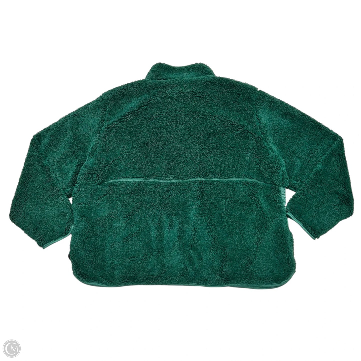 Jacket Faux Fur & Sherpa By Maurices In Green, Size: 3x