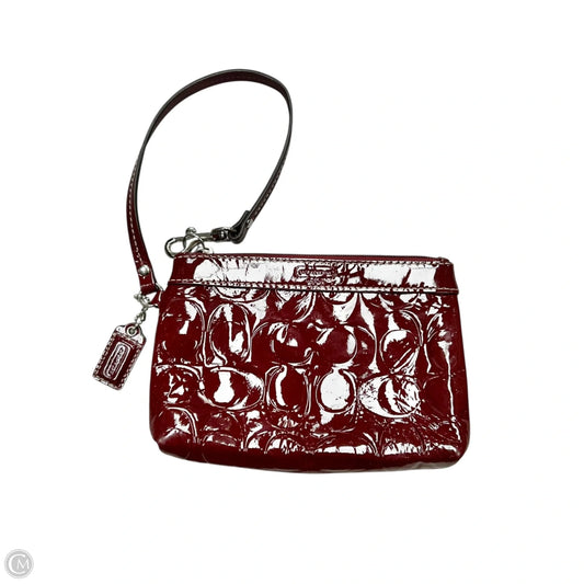 Wristlet Designer By Coach, Size: Medium