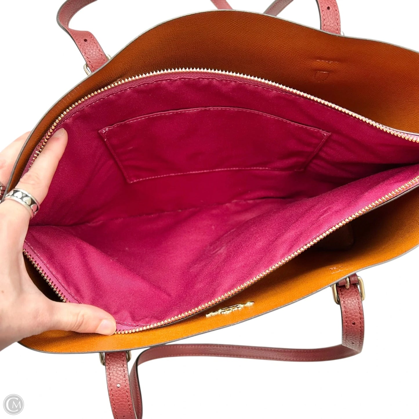 Tote Designer By Coach, Size: Large