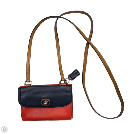 Crossbody Designer By Coach, Size: Small