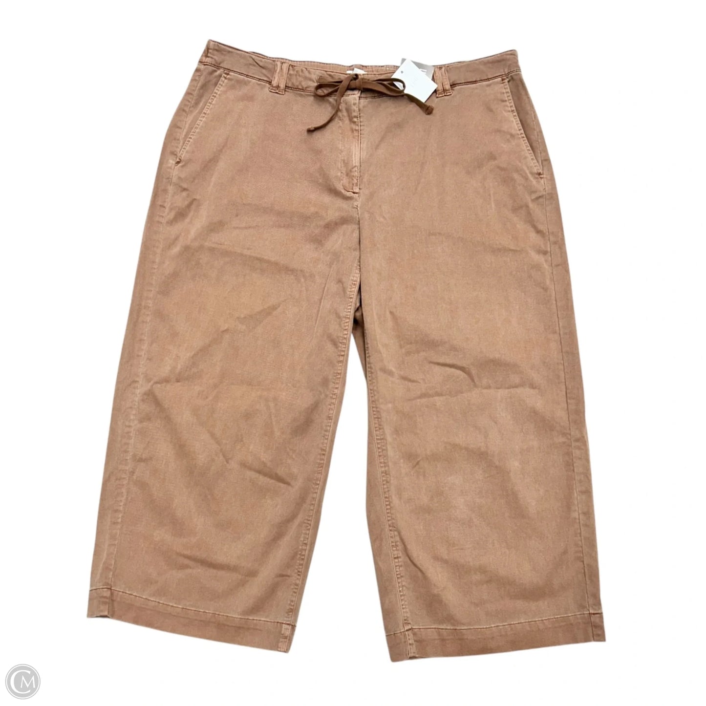 Pants Cropped By J. Jill In Brown, Size: 20