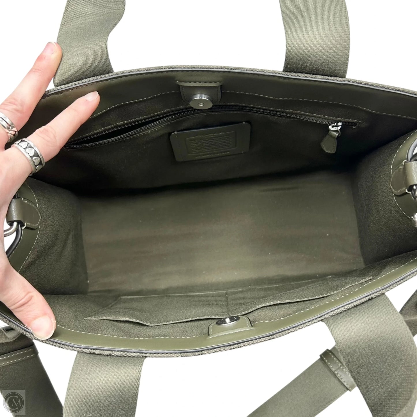 Tote Designer By Coach, Size: Medium