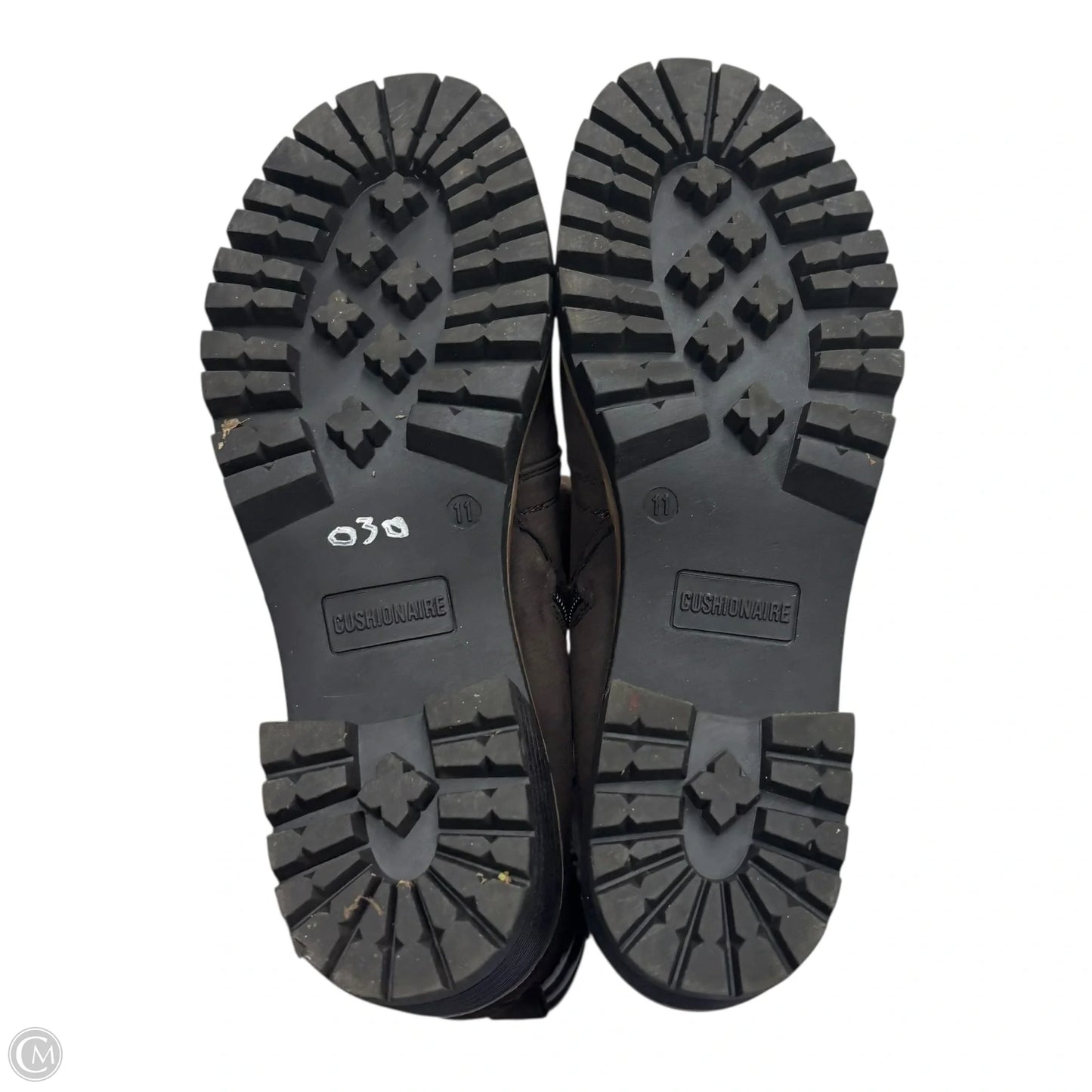 Boots Combat By Cushionaire In Brown, Size: 11