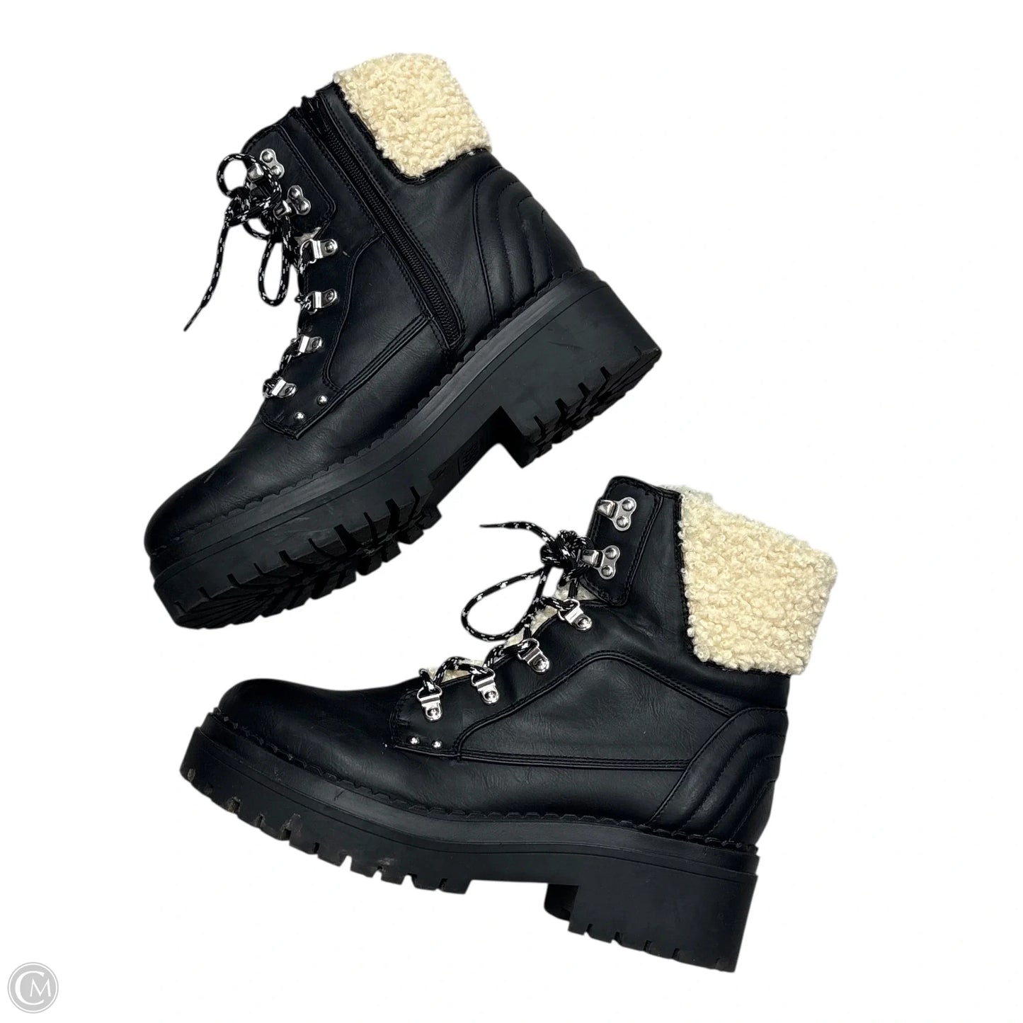 Boots Combat By G By Guess In Black, Size: 11