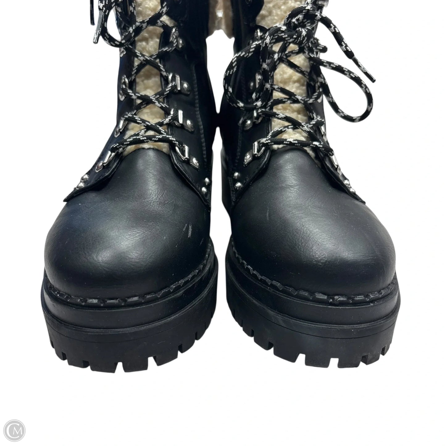 Boots Combat By G By Guess In Black, Size: 11