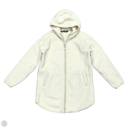 Jacket Faux Fur & Sherpa By Helly Hansen In Ivory, Size: M