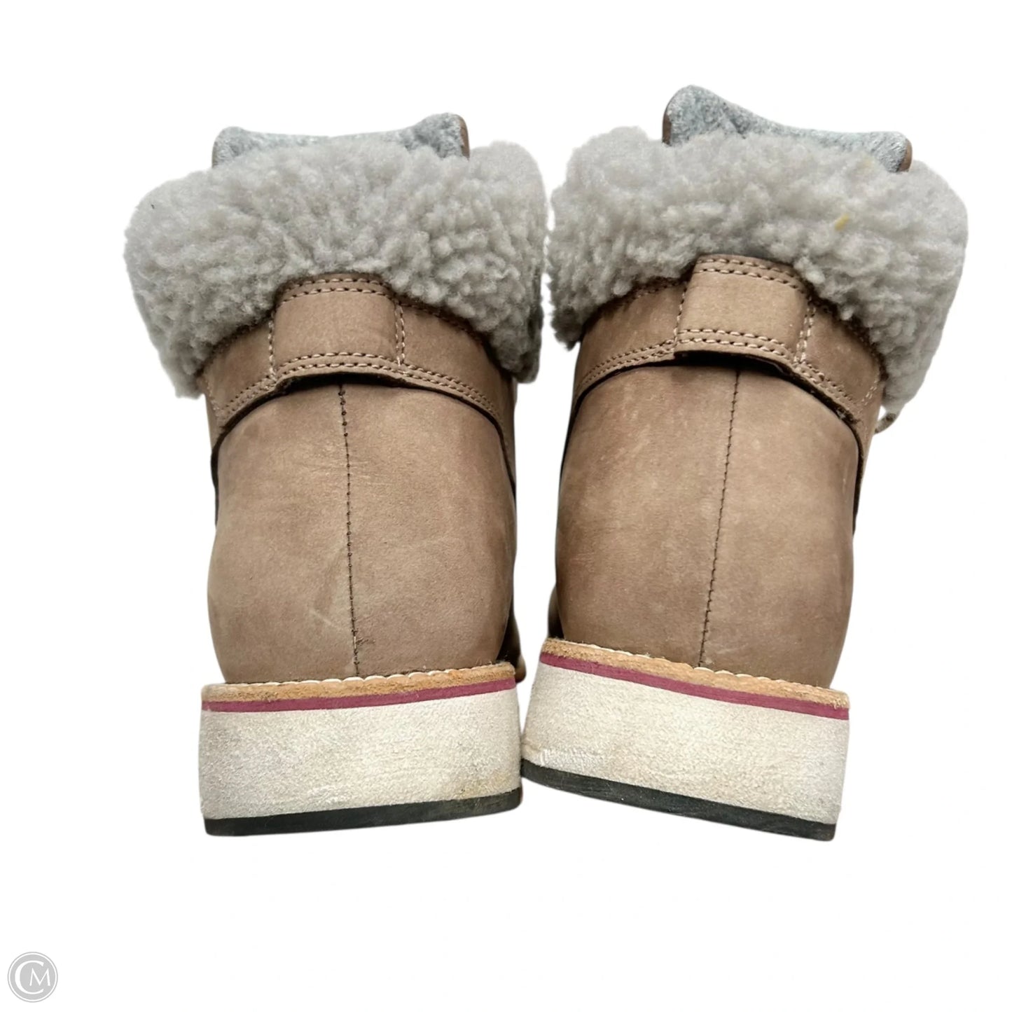 Boots Ankle Flats By Cole-haan In Taupe, Size: 9