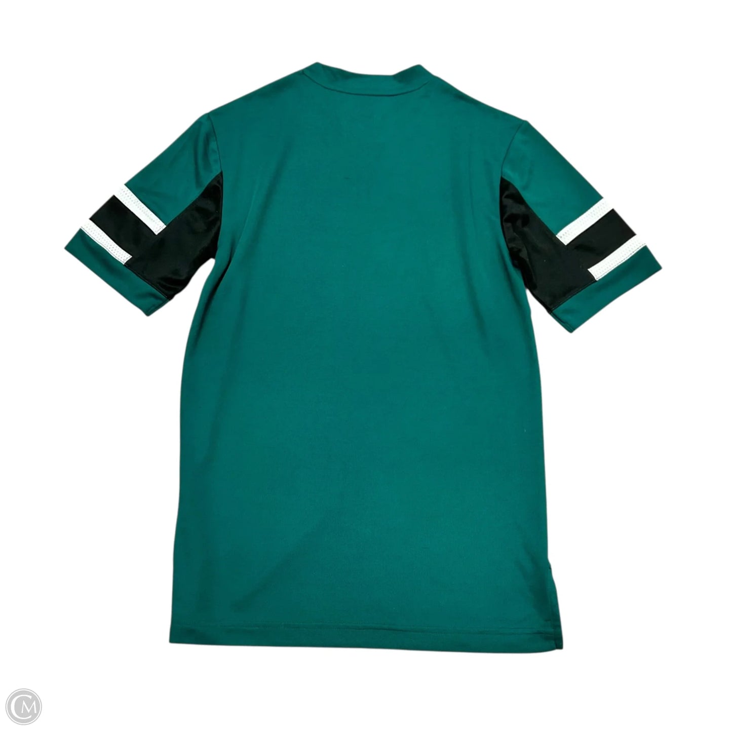 Athletic Top Short Sleeve By Fanatics In Green, Size: S