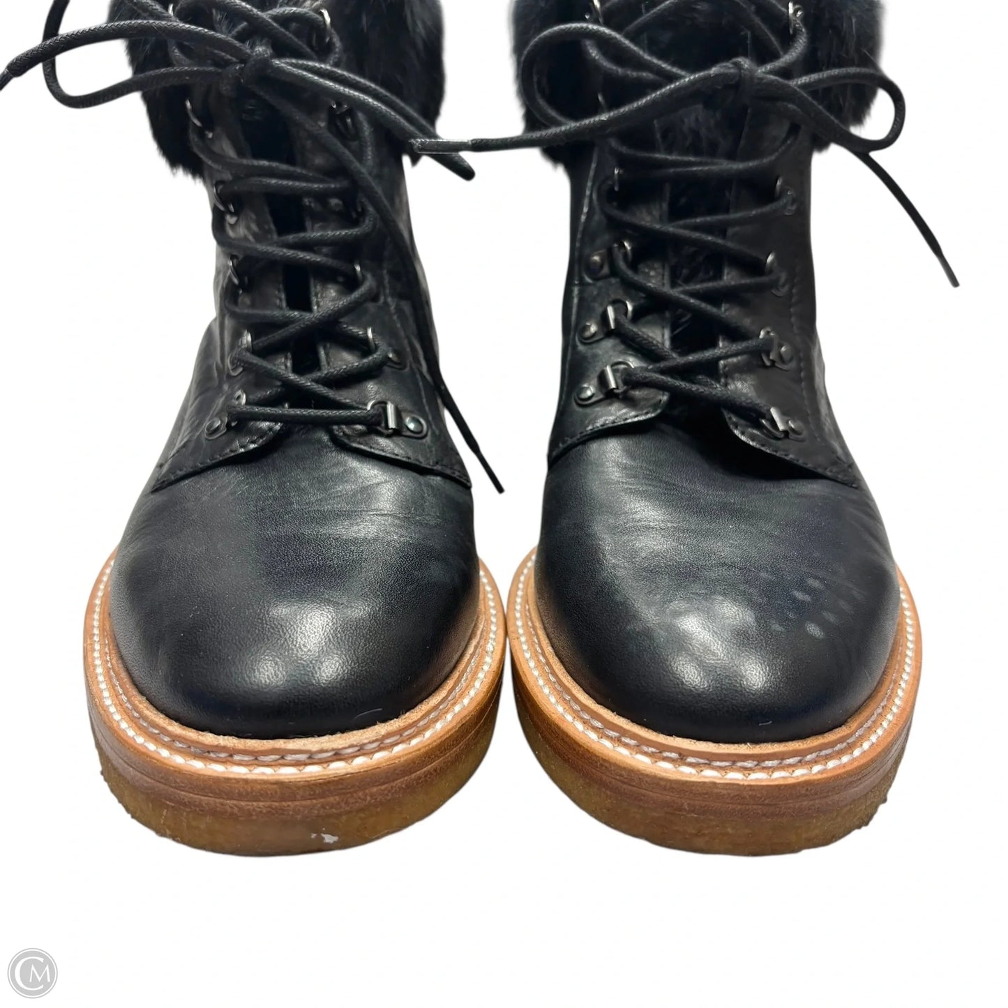 Boots Ankle Flats By Clarks In Black, Size: 11