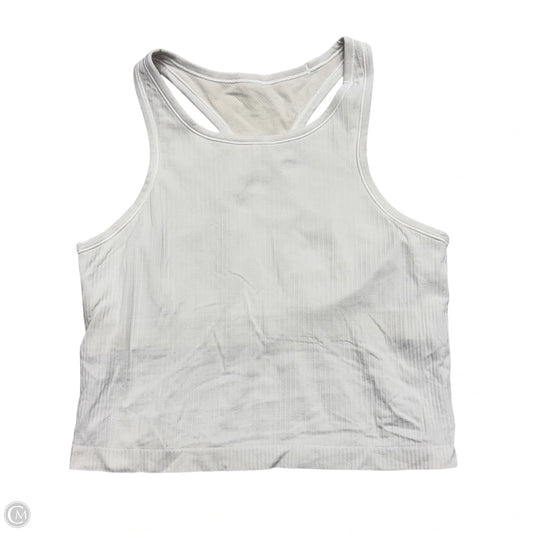 Athletic Tank Top By Lululemon In Grey, Size: M
