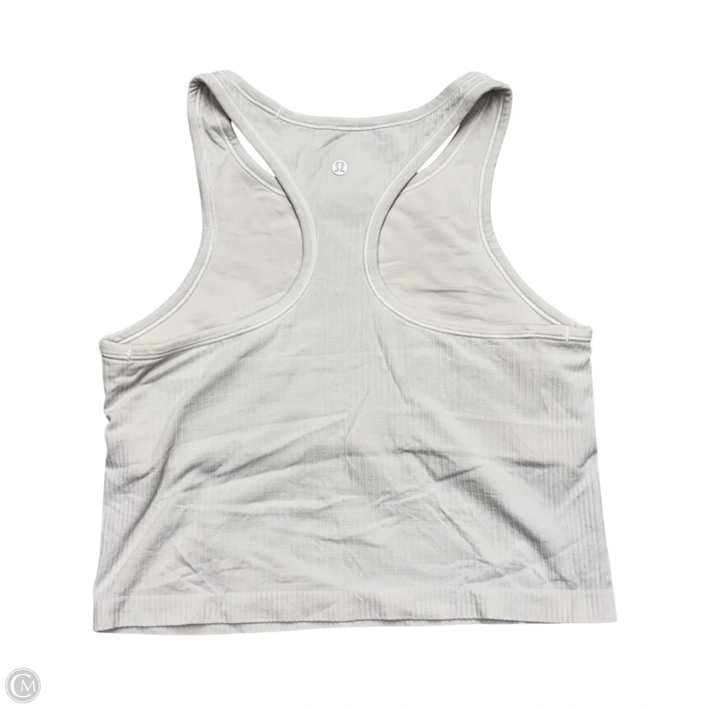Athletic Tank Top By Lululemon In Grey, Size: M