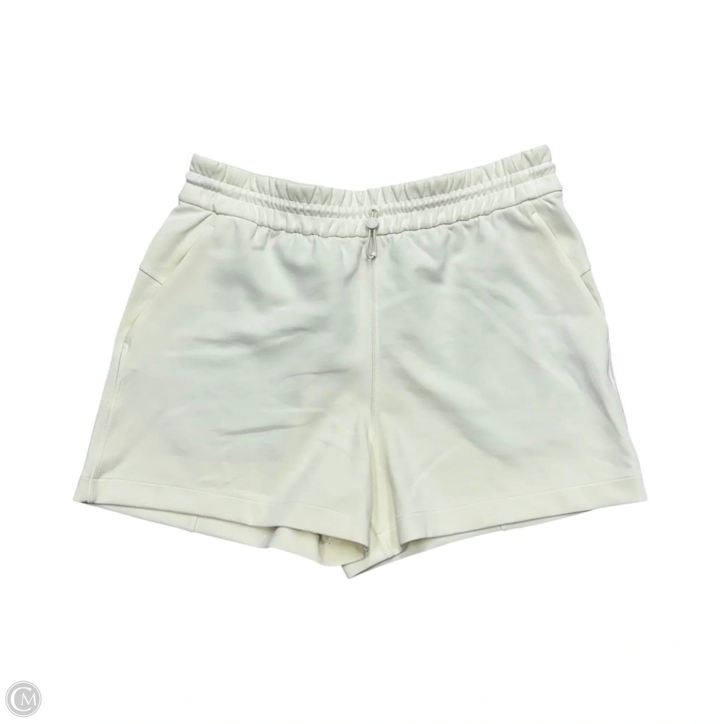 Athletic Shorts By Lululemon In Ivory, Size: M